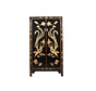 Cabinet with hand painting phoenix black