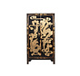 Cabinet with hand painting dragons black