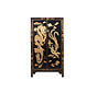 Cabinet with hand painting phoenix black