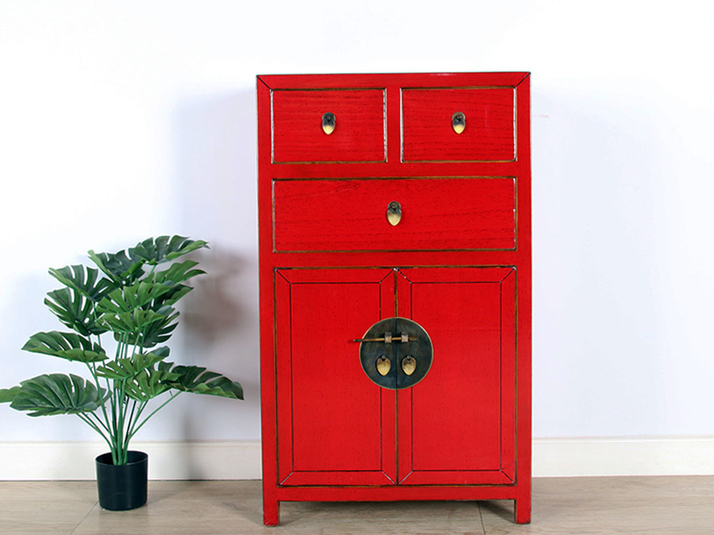 Chinese chest of drawers 4 drawers 2 doors Yajutang Möbel GmbH