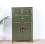 Yajutang Chinese chest of drawers olive green