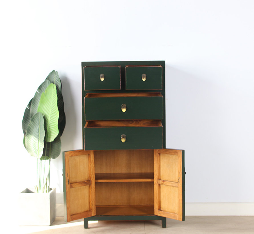 chinesische Kommode 4 Schubladen 2 Türen | Yajutang - Yajutang Möbel GmbH