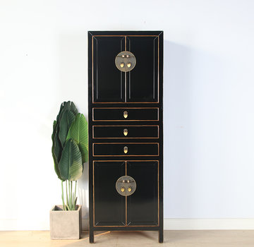 Yajutang Chinese wedding cupboard black