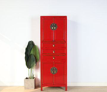 Yajutang Chinese wedding cupboard red