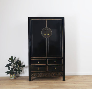 Yajutang Chinese wedding cabinet black