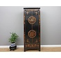 Chinese wedding cupboard 2 doors 1 drawer painted