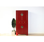 Chinese closet cabinet solid wood purple red