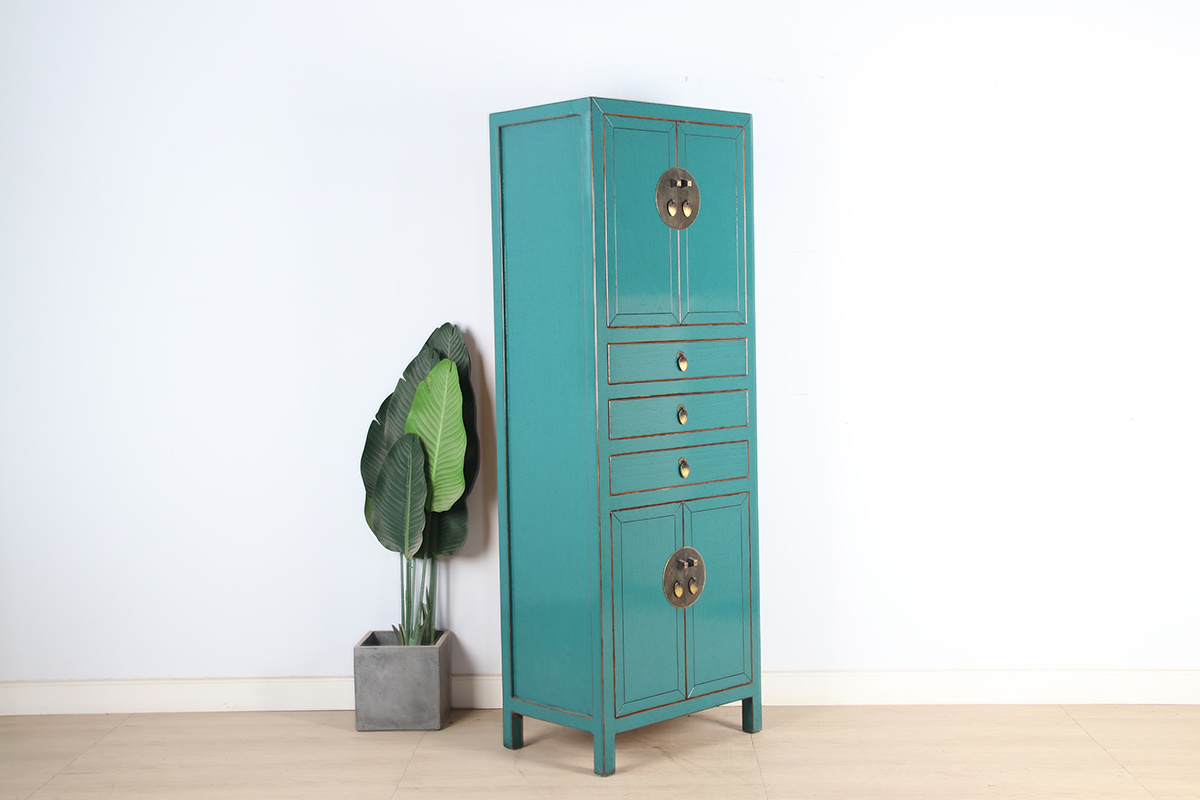 Chinese wedding cupboard turquoise - Yajutang Möbel GmbH