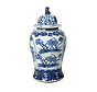 Chinese porcelain lidded vase50 cm high Ø 23cm