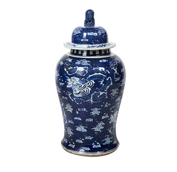 Yajutang Chinesische Porzellan Deckelvase