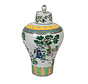 Chinesische Porzellan Deckelvase44cm hoch Ø 29cm