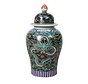 Chinese porcelain lidded vase68cm high Ø 34cm