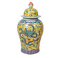 Chinesische Porzellan Deckelvase68cm hoch Ø 34cm
