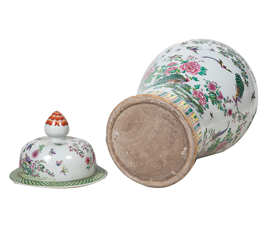 Chinese porcelain lidded vase116cm high Ø 50cm