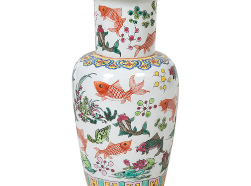 Yajutang Chinesische Porzellan Deckelvase