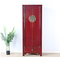Chinesische Hochzeitschrank  Ordnerschrank  purpurrot RAL3004