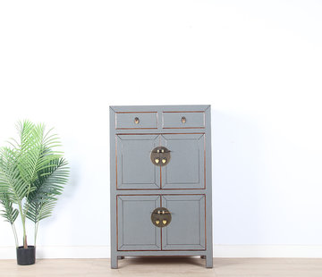 Yajutang chinesisches Kommode grau RAL7005