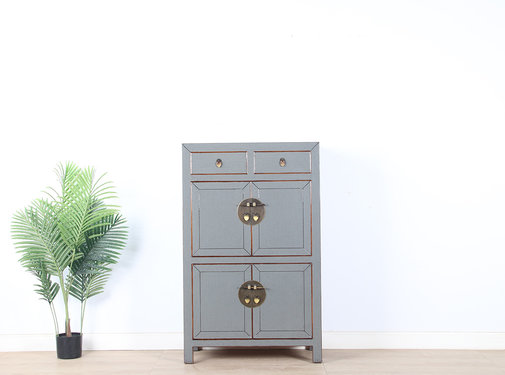 Yajutang chinesisches Kommode  grau  RAL7005