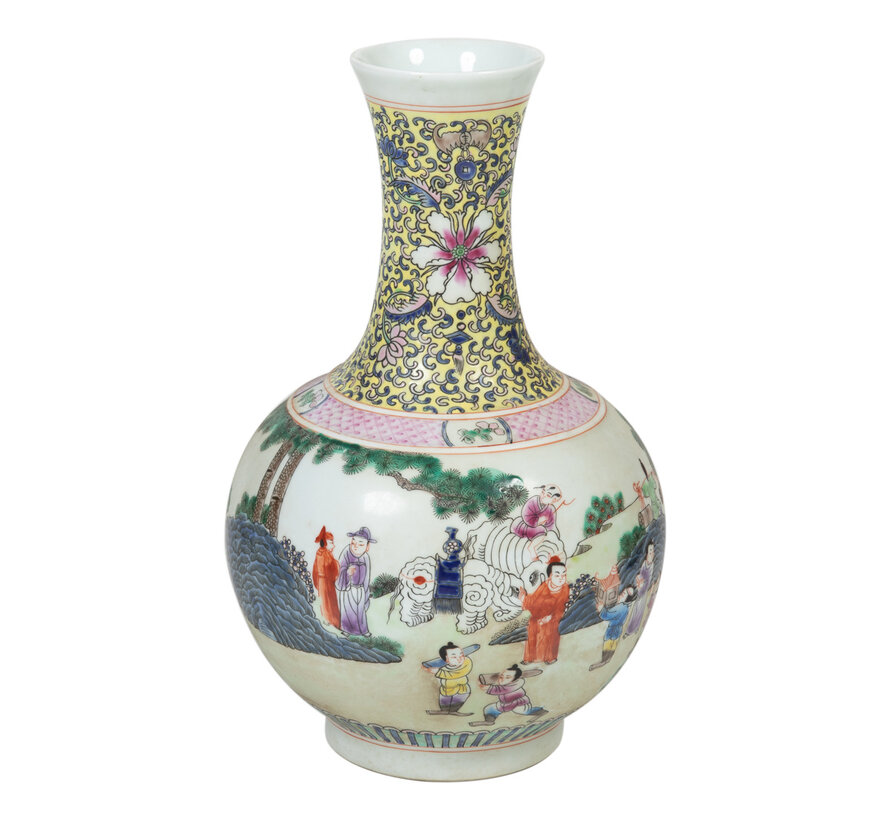 Chinesische Porzellan vase23cm hoch Ø40cm