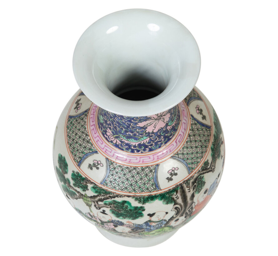 Chinese porcelain  vase 23cm high Ø40cm