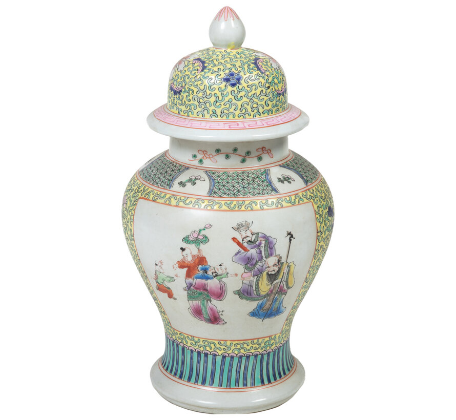 Chinese porcelain lidded vase24cm high Ø45cm