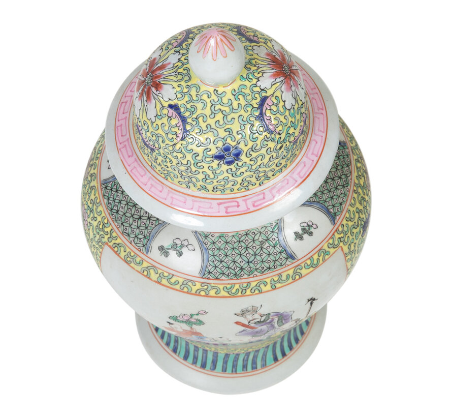 Chinese porcelain lidded vase24cm high Ø45cm