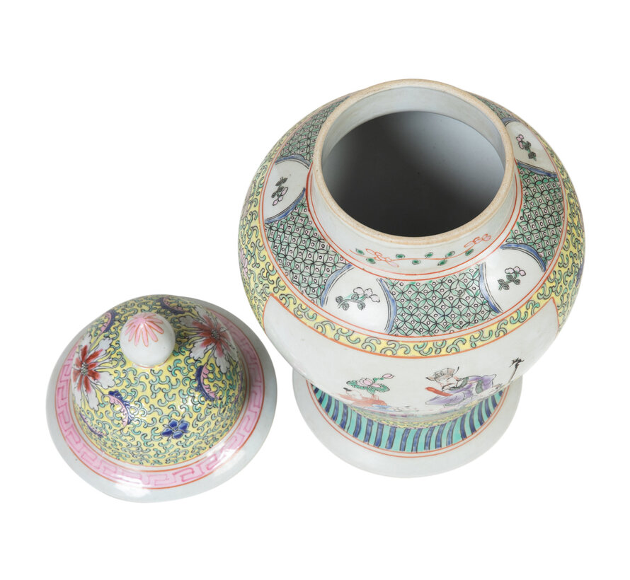 Chinese porcelain lidded vase24cm high Ø45cm