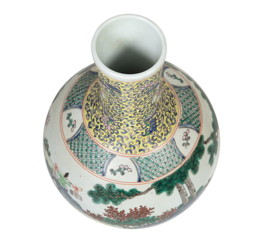 Chinese porcelain lidded vase Ø24cm high 40cm