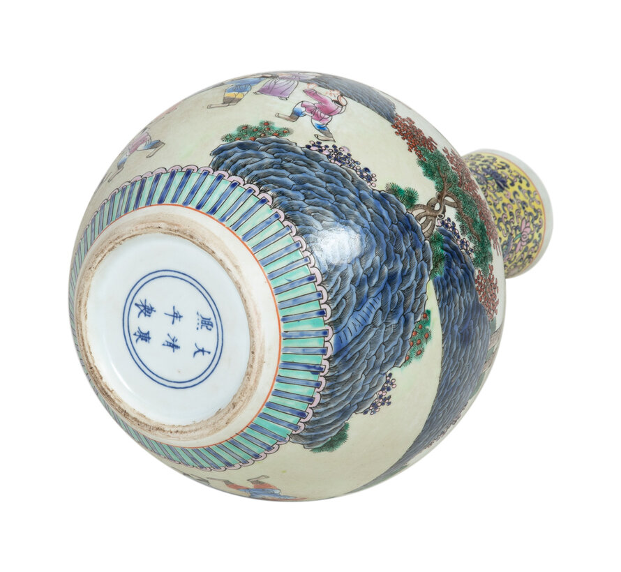 Chinese porcelain lidded vase Ø24cm high 40cm