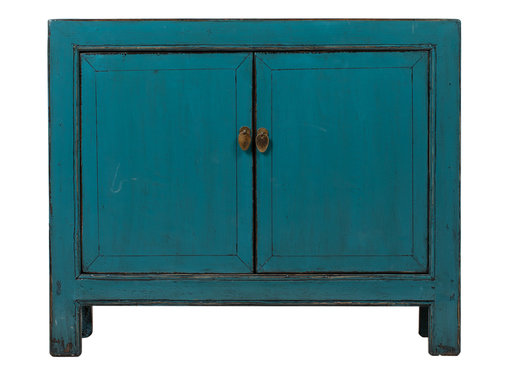 Yajutang antique  chinese cabinet blue