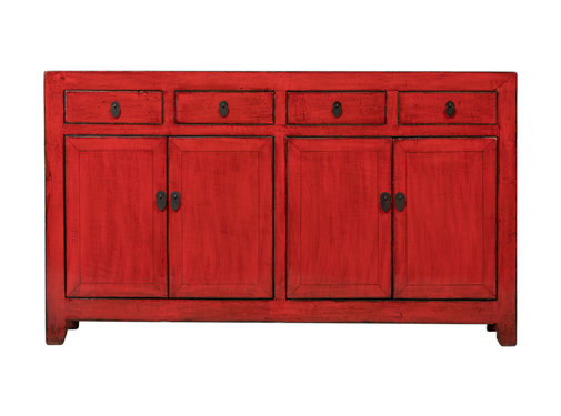 Yajutang Antique Chinese sideboard red