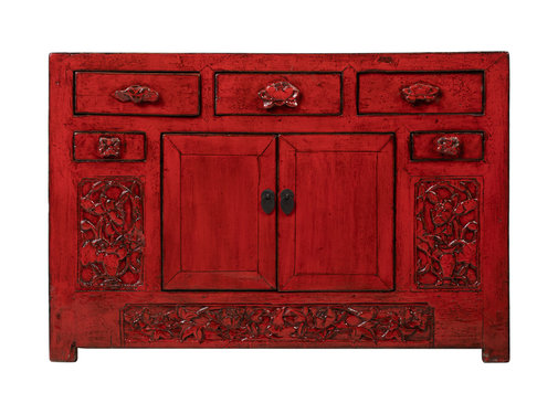 Yajutang antik chinese classical carved cabinet