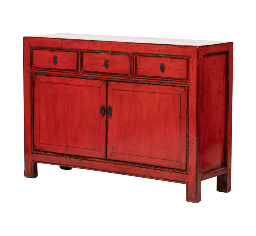 Antique China sideboard solid wood red