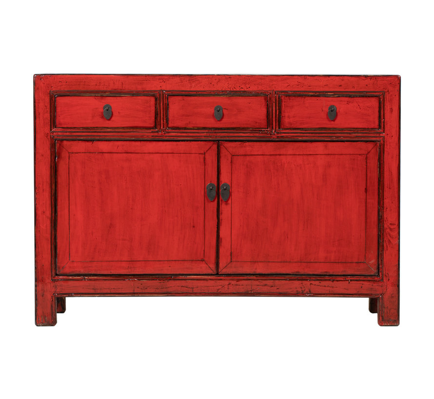 Antique China sideboard solid wood red