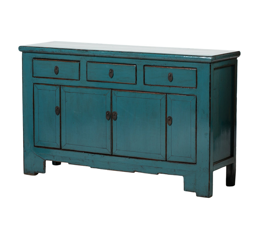 Antikes Sideboard Fernsehtisch Kommode  blau