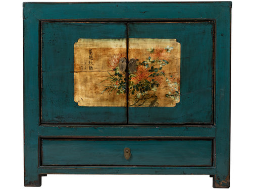 Yajutang Antique chinese cabinet solid wood painted