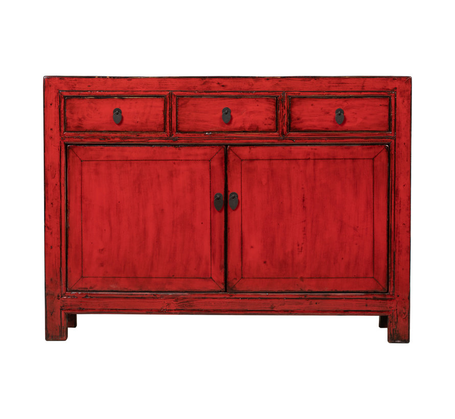 Antique China sideboard solid wood red