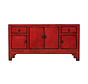 Antikes chinesisches Lowboard Sideboard Antiquität rot