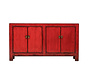 Antique sideboard Chinese dresser red