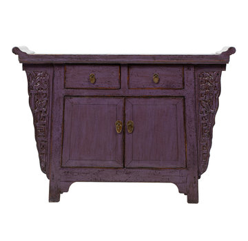 Yajutang Antikes Sideboard  Kommode  lila