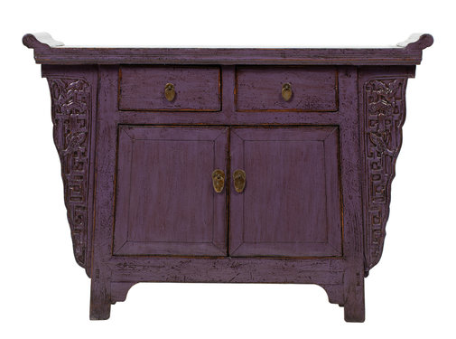 Yajutang Antique sideboard chest of drawers purple