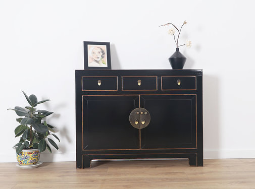 Yajutang Sideboard 3 drawers  black