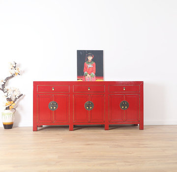 Yajutang chinesische Sideboard 6 Türen 3 Schubladen