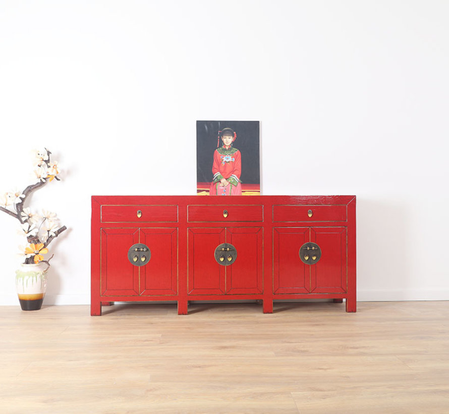 Chinese dresser sideboard 6 Türen 3 Schubladen