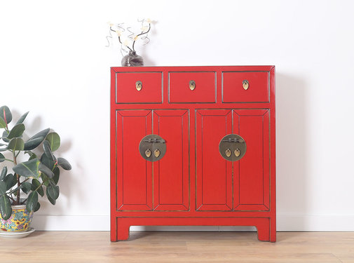 Yajutang Chinesische Kommode Asiatisch rot