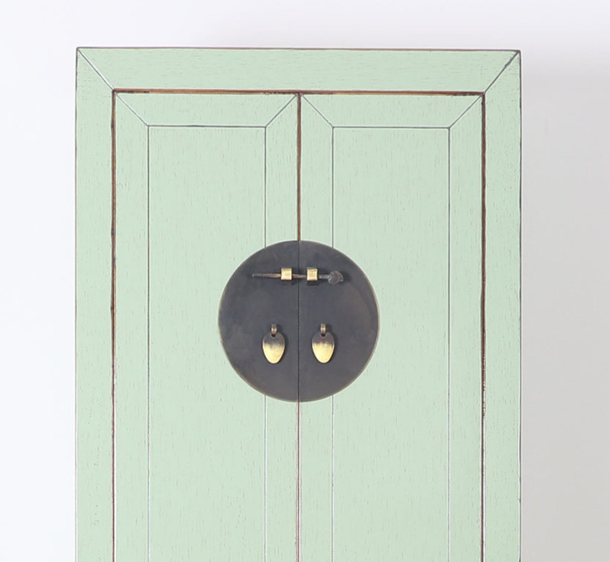 Chinese wedding cabinet 2 doors 1 drawer mint