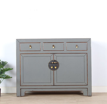 Yajutang Sideboard 3 drawers  gray  RAL7005