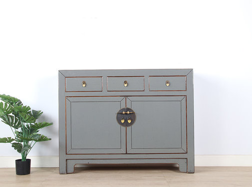 Yajutang Sideboard Kommode  grau  RAL7005