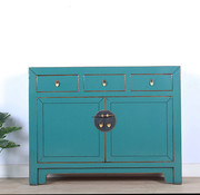 Yajutang Sideboard 3 drawers  turquoise RAL5018