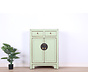 Chinese chest of drawers Oriental / Asian mint RAL6019